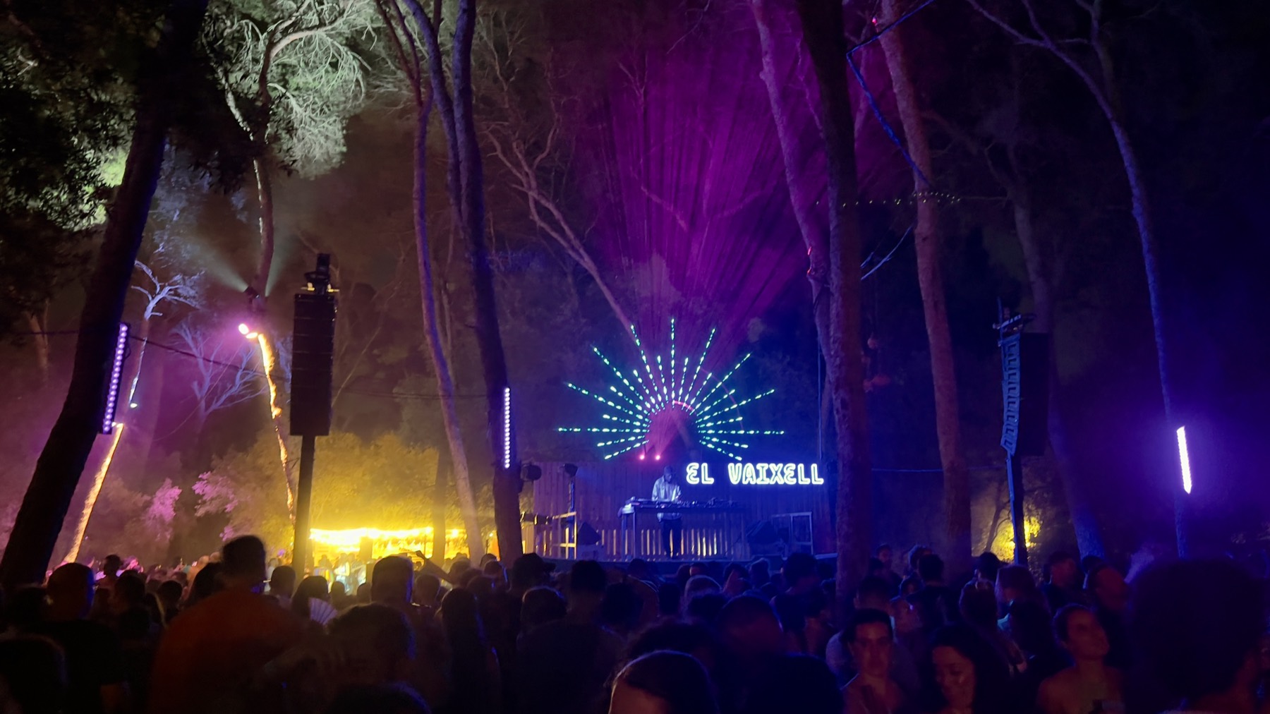 Bosc del Vaixell · Live Laser Show — Vilanova i la Geltrú · Sinestesik
